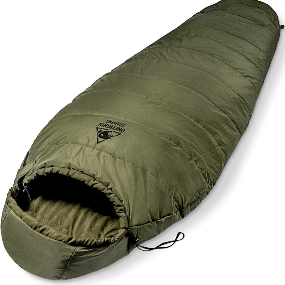 OneTigris Bushcrafter’s Sleeping Bags, Mummy Sleeping Bag for Camping Hiking Backpacking, Survival Gear